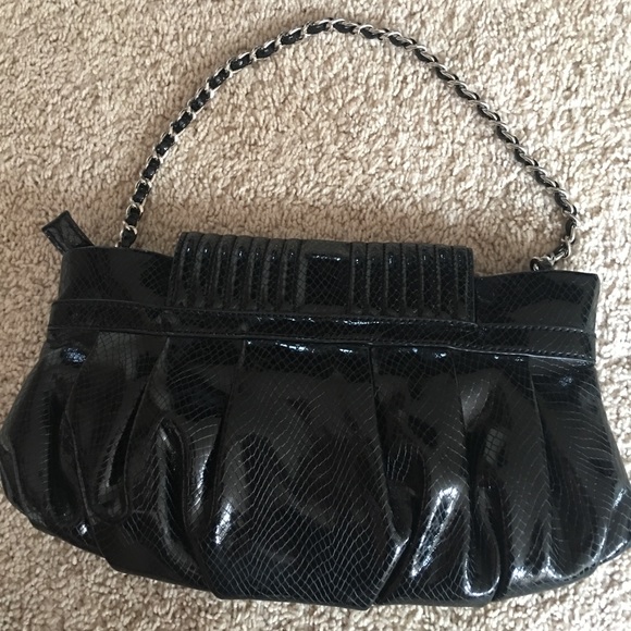 Steve Madden Black Clutch with Strap - Picture 3 of 5